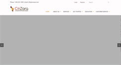 Desktop Screenshot of cinzara.com