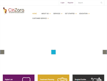 Tablet Screenshot of cinzara.com